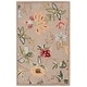 preview thumbnail 13 of 63, SAFAVIEH Handmade Chelsea Rubi French Country Floral Wool Rug 1'8" x 2'6" - Beige - Rectangle