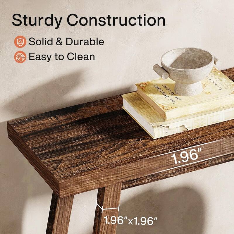 70.9 Inches Wood Farmhouse Console Entryway Table for Entrance