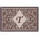 preview thumbnail 20 of 21, SAFAVIEH Handmade Monogram Galatea Rug 2'6" x 4' - T - Mocha - Rectangle