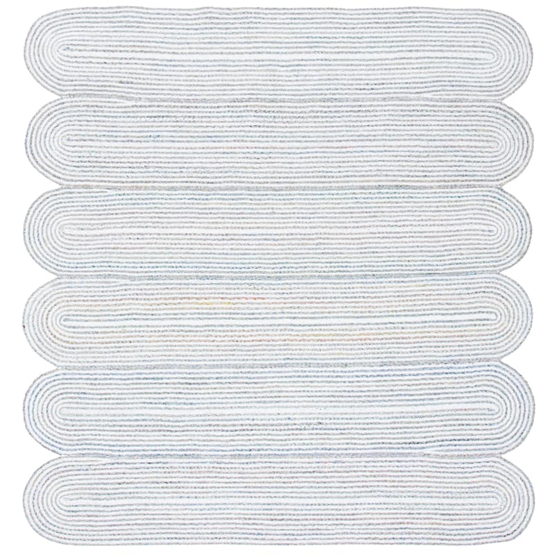 SAFAVIEH Handmade Cape Cod Chanchal Boho Woven Rug - 6' Square - Ivory/Green