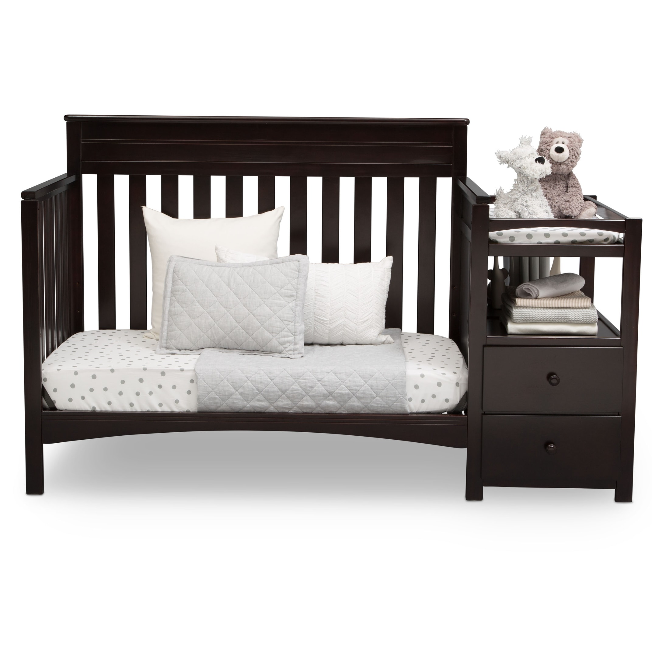 Delta children abby hotsell convertible crib n changer