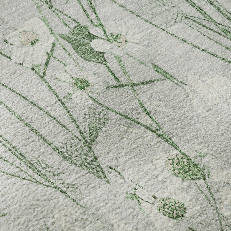 Premium Washable Super Soft Floral Mayfield Rug