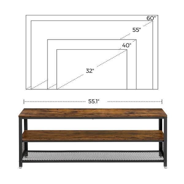 TV Stand, TV bench TV Console for up to 60 Inch Televisions, Coffee ...