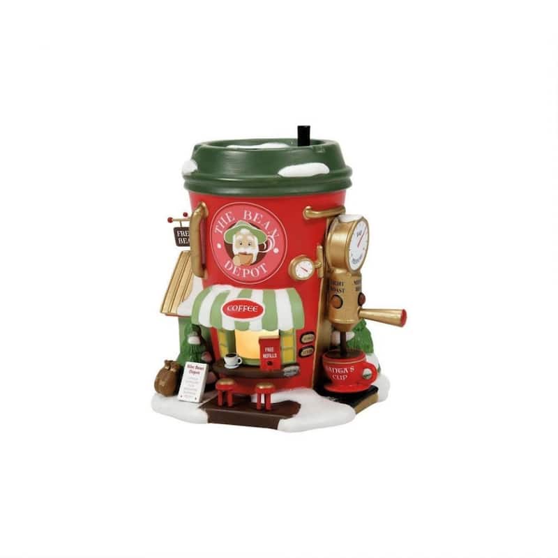 Department 56 North Pole Series Bean Depot Espresso Co. Lighted Building - 6014509
