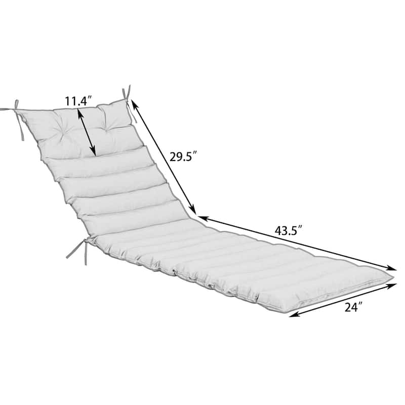 Outdoor Lounge Chair Cushion Replacement Set of 2