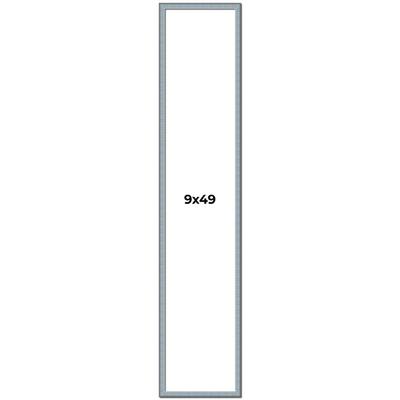 9x49 Frame Rustic Sky Blue Solid Wood Picture Frame | 0.75 Inch