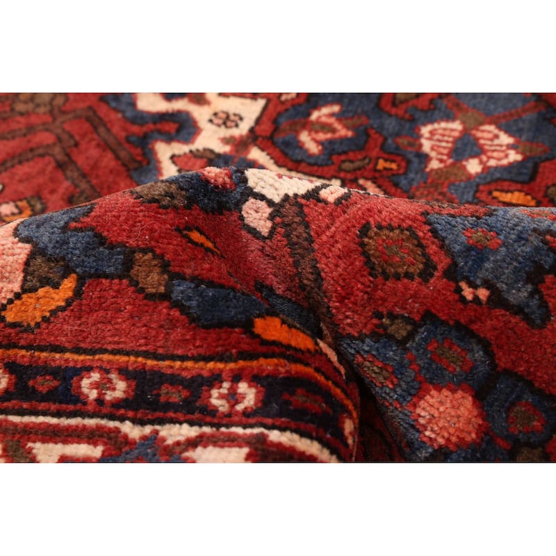 ECARPETGALLERY Hand-knotted Anadol Dark Red Wool Rug - 5'3 x 6'11
