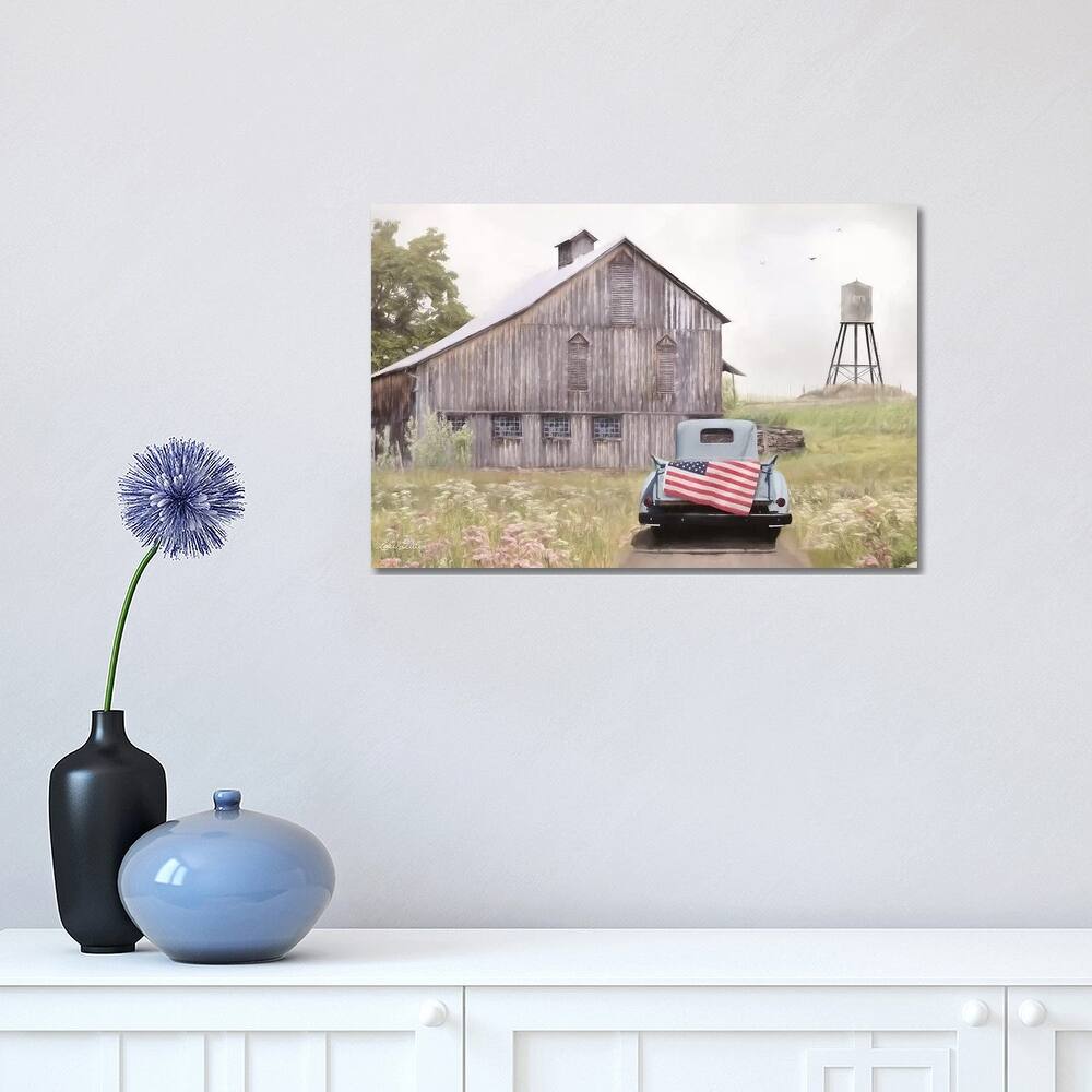 iCanvas "Flag on Tailgate" by Lori Deiter Canvas Print