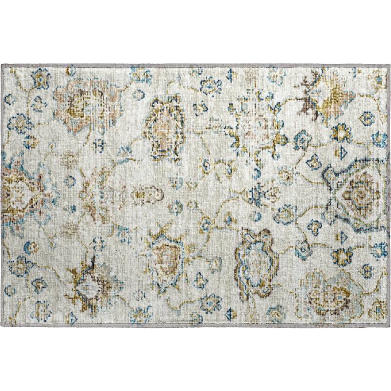 Premium Washable Super Soft Traditional Kashan Mayfield Rug