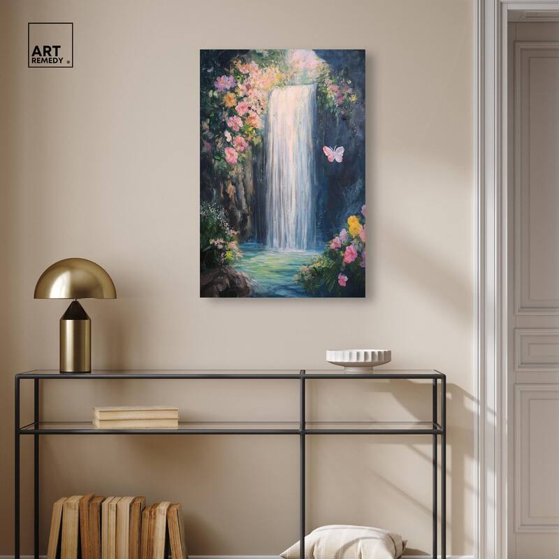 Hidden Falls I Canvas by Art Remedy, Gallery Wrapped