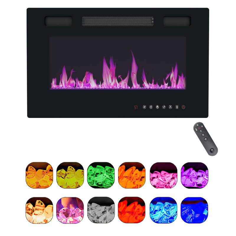 Living Room Essential: 68.9" TV Stand Optional Electric Fire Feature