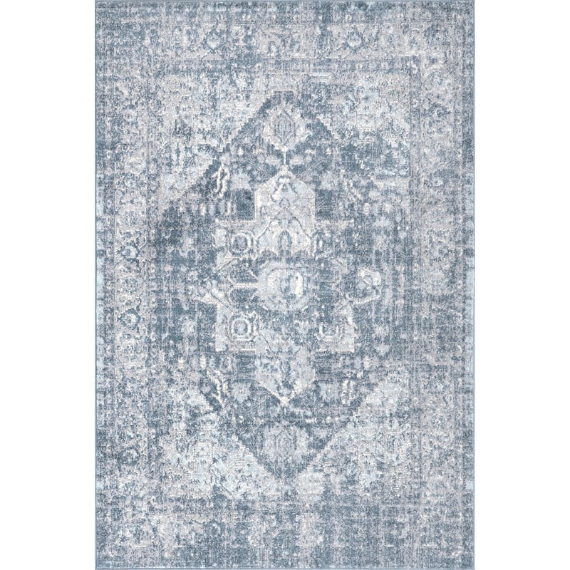 Nuloom Sofia Faded Persian Medallion Area Rug