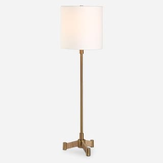 Uttermost Lautoka Brass Buffet Lamp - 36" H X 10" W X 10" D