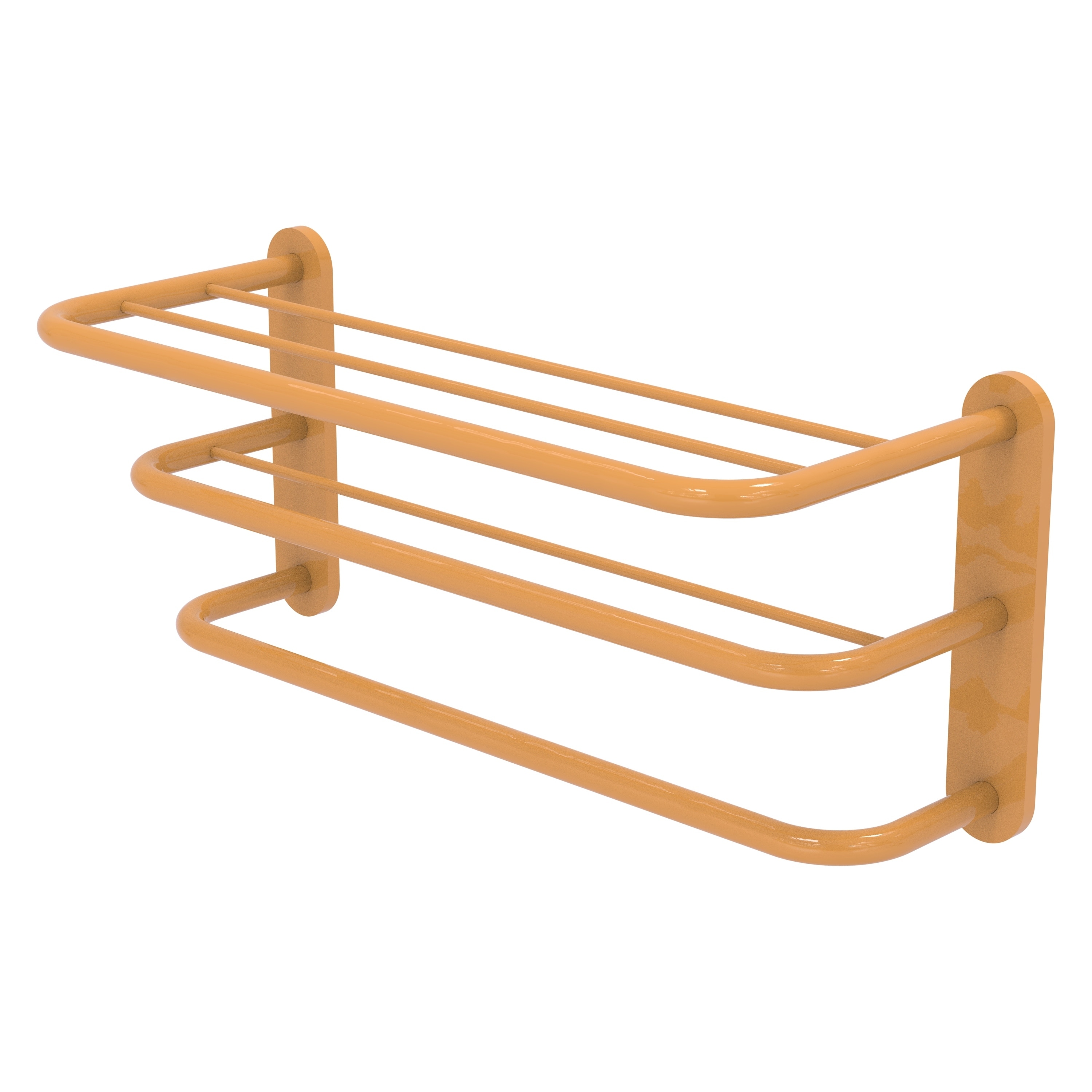 Allied Brass Three Tier Hotel Style Towel Shelf with Drying Rack