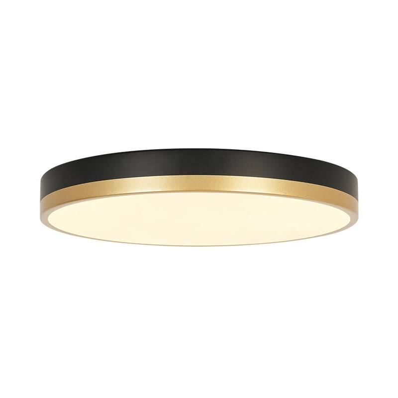 Minimalist Round Dimmable LED Flush Mount Light 5 CCT, 28W 15.7in