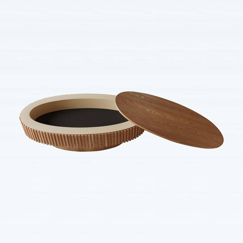 Modern Coffee Table with Hidden Storage,for Living Room,Bedroom,Apartment or Office