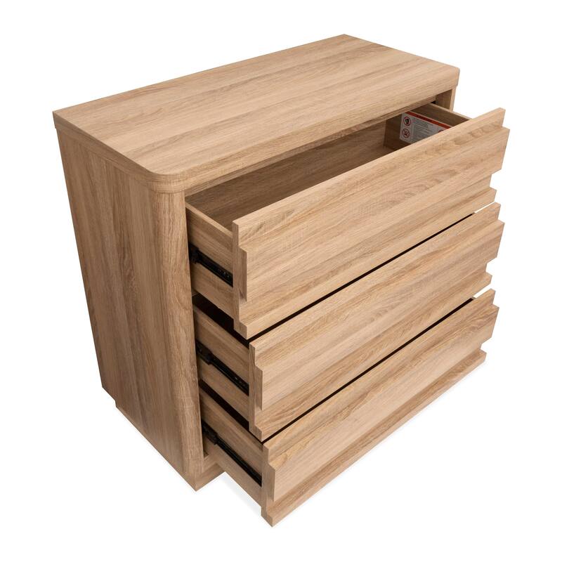 Magnussen Home Brentwood Heights Provincial Brown Single Drawer Dresser With Portrait Mirror