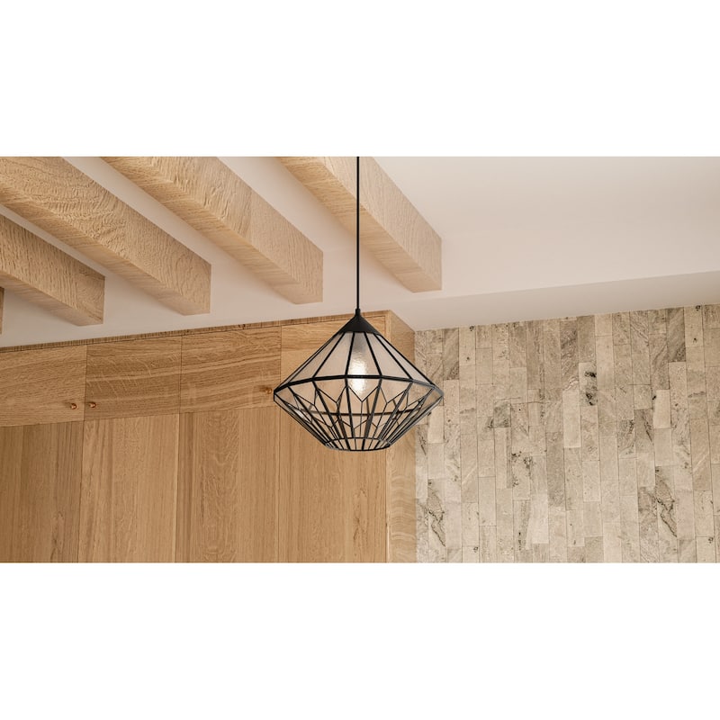 Olivier 1-Light Matte Black Pendant