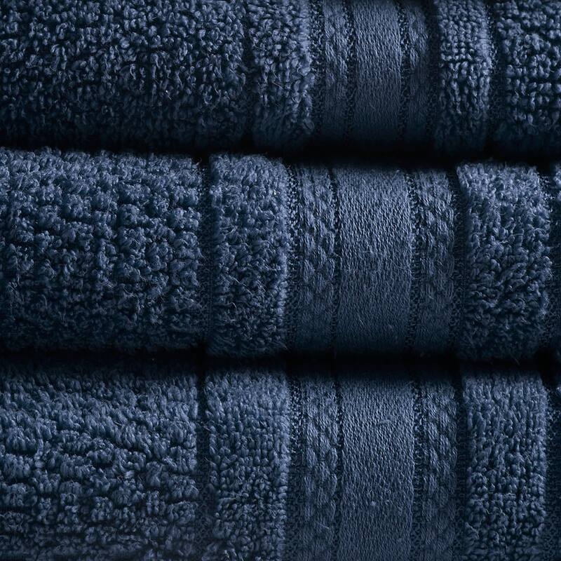 6 Piece Super Soft Cotton Quick Dry Bath Towel Set - N/A