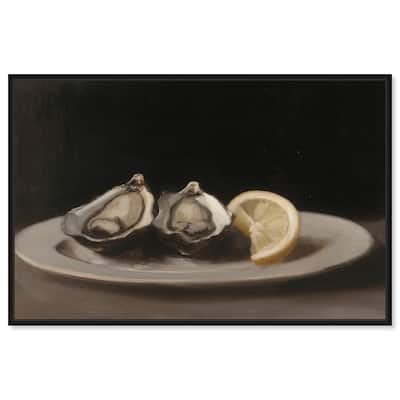 Manet's Oysters Canvas by Art Remedy
