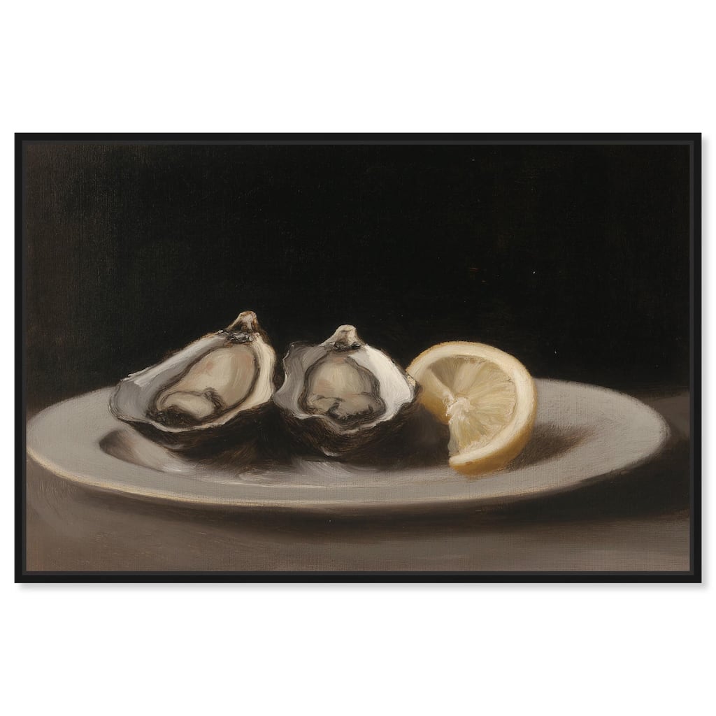 Manet's Oysters Canvas by Art Remedy