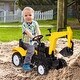 preview thumbnail 8 of 8, Kids Pedal-Powered Ride-On Digger with Functional Bucket and Steering, Ages 3-6