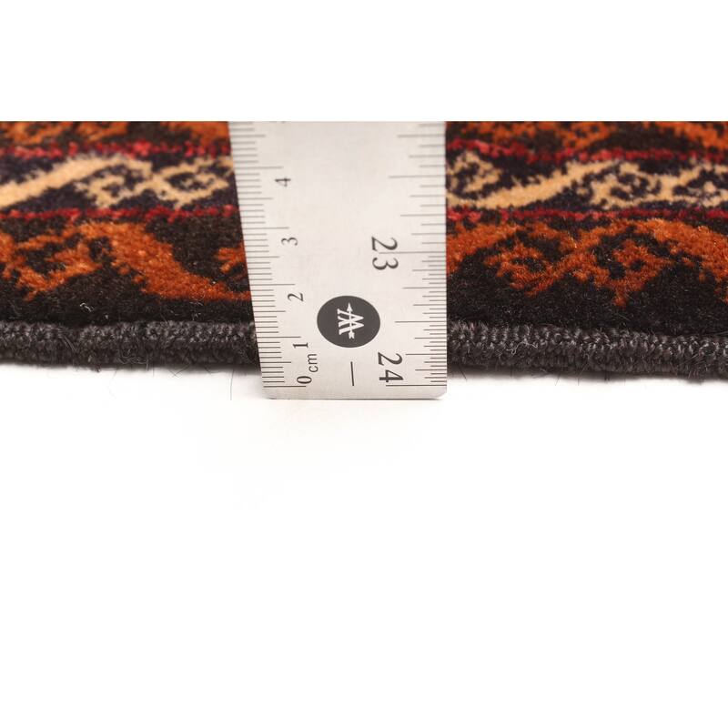 ECARPETGALLERY Hand-knotted Teimani Dark Navy Wool Rug - 2'9 x 4'1