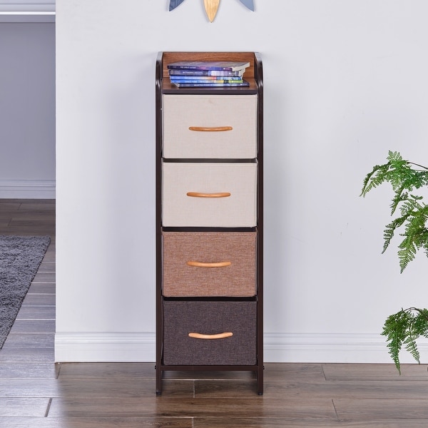 Danya B. Tall and Narrow Dresser Chest Storage Tow Bed Bath