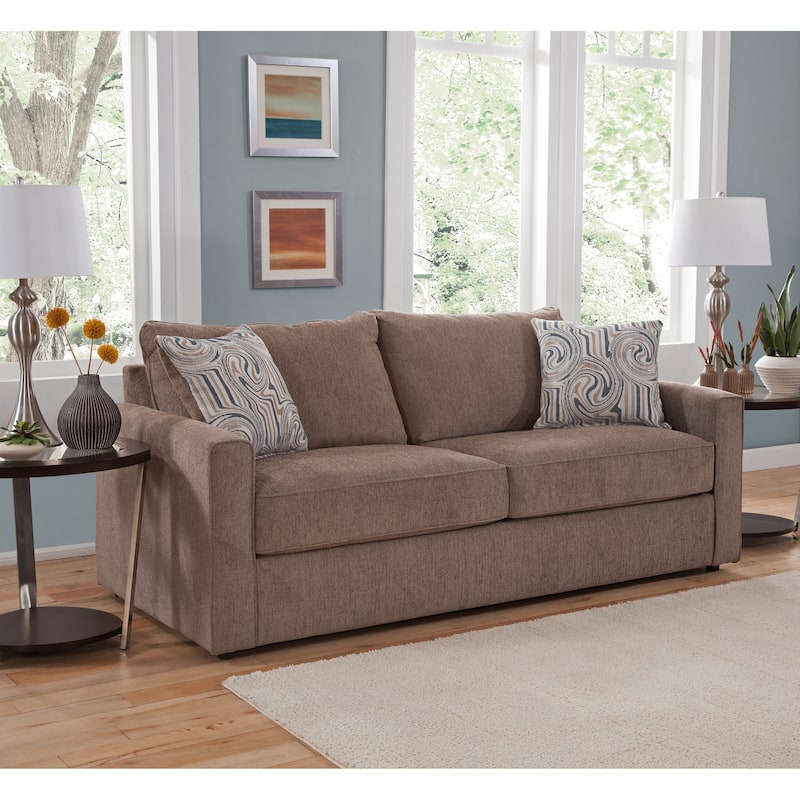 American Furniture Classics Delilah Model 8-010-A441V2 Sofa with 2 Throw Pillows