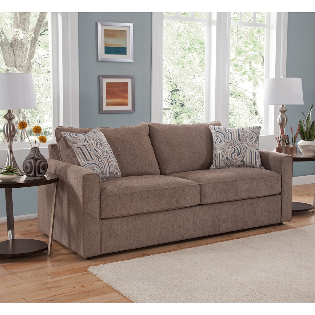 American Furniture Classics Delilah Model 8-010-A441V2 Sofa with 2 Throw Pillows