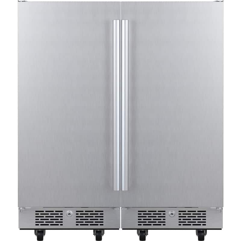 Avallon AFR152ODSS 30" Wide 6.7 Cu. Ft. Outdoor Side by Side - Stainless Steel