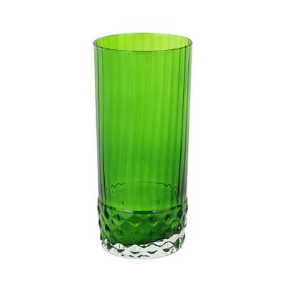 viva by VIETRI Deco Dark Green Tall Tumbler