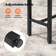preview thumbnail 4 of 12, Pellebant Patio Outdoor Bar Table Rectangle Pub Table Dining Table
