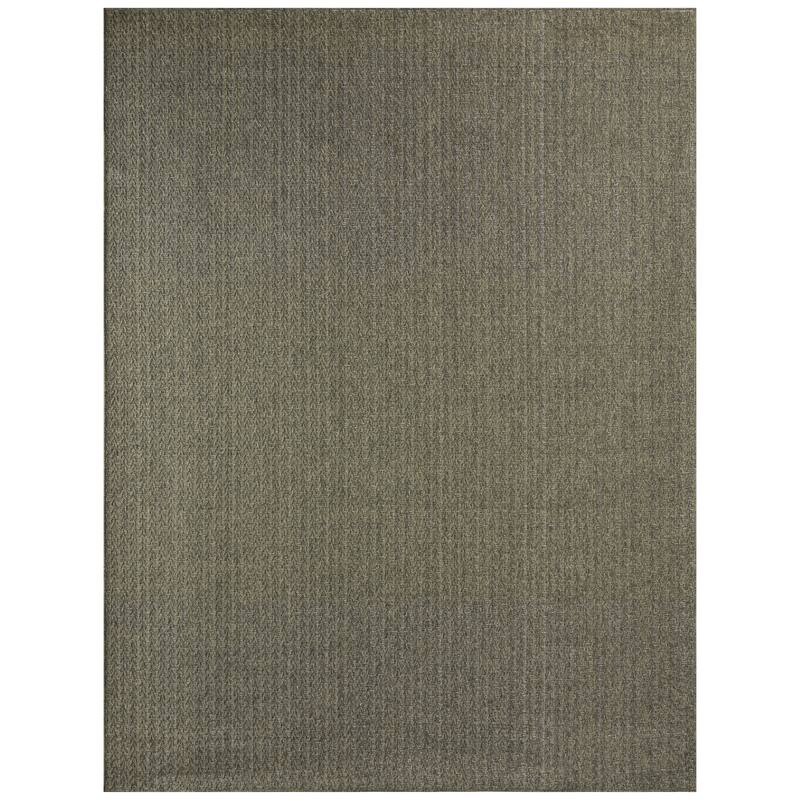 Nourison Tulum Indoor/Outdoor Chevron Area Rug - 8' x 10' - Olive