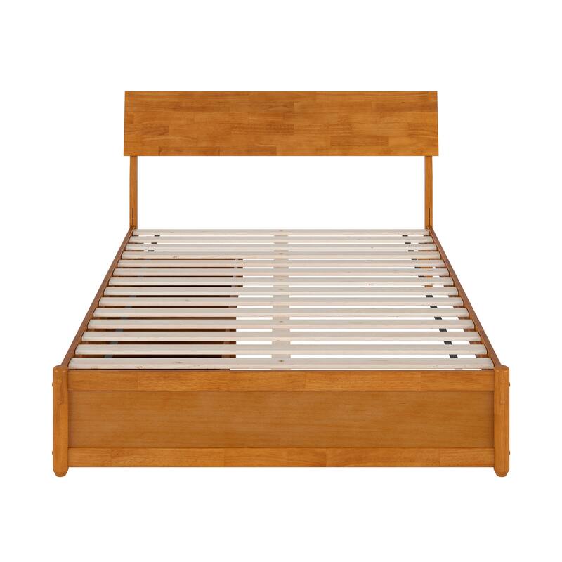 Norla Wood Platform Bed with Storage Drawers
