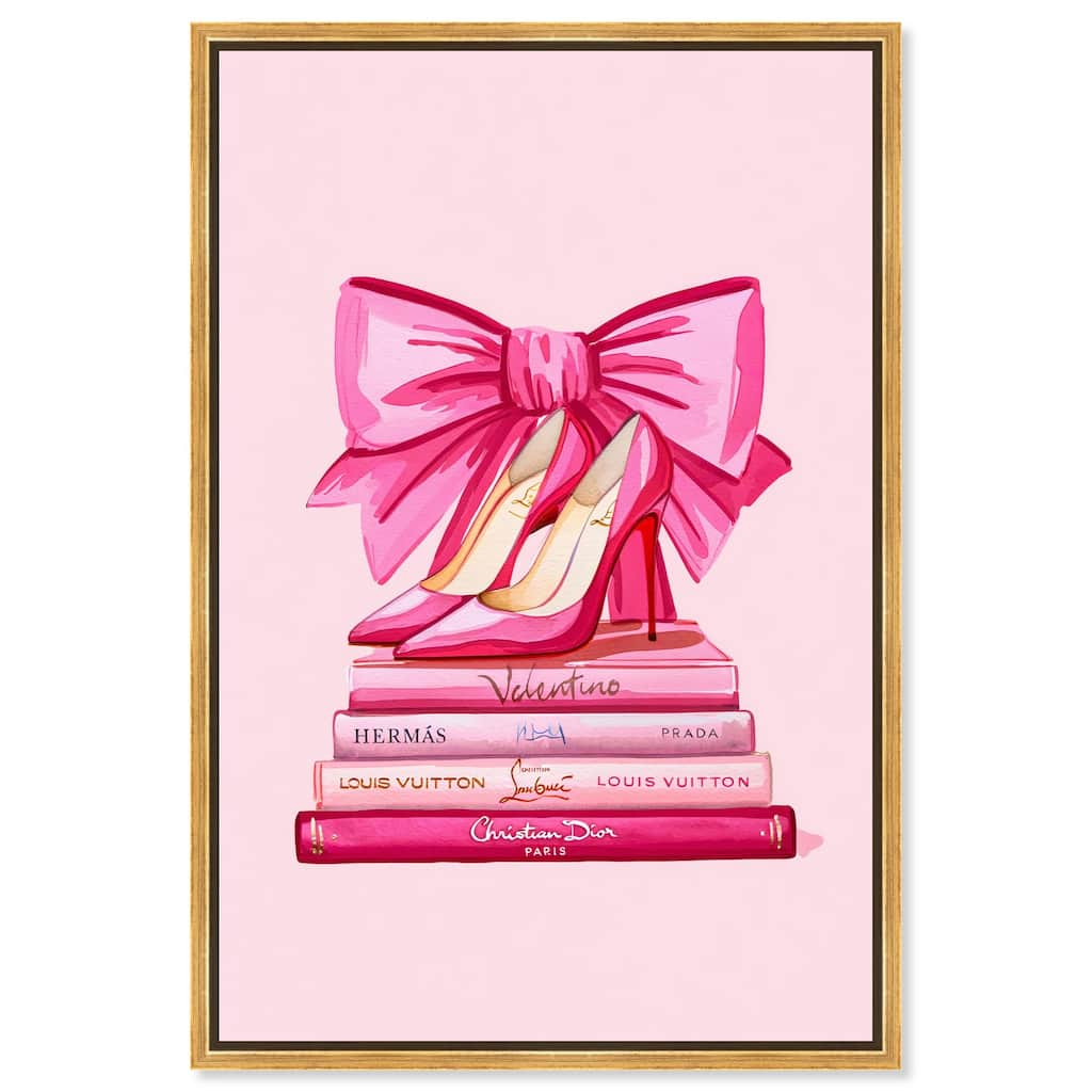 Roseate Runway Reads Canvas by Art Remedy