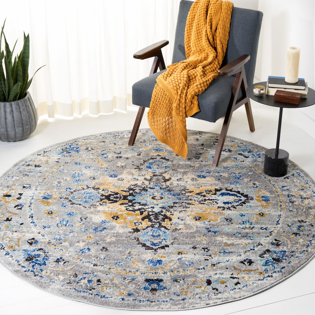 SAFAVIEH, Madison Jovita Vintage Boho Oriental Medallion Rug