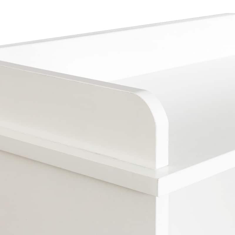 GDF Studio - Oxon Modern 10-Shelf Bookcase with Cubby Storage