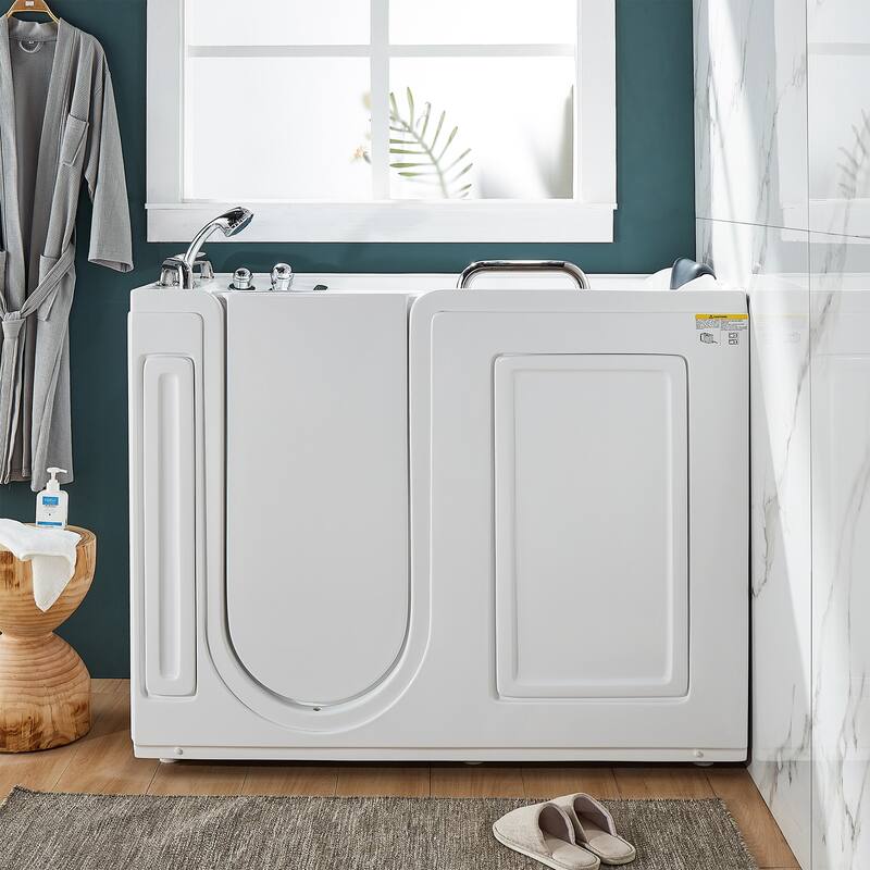 A&E Bath Oneal Alcove Walk-In Jetted Tub - 53-inch