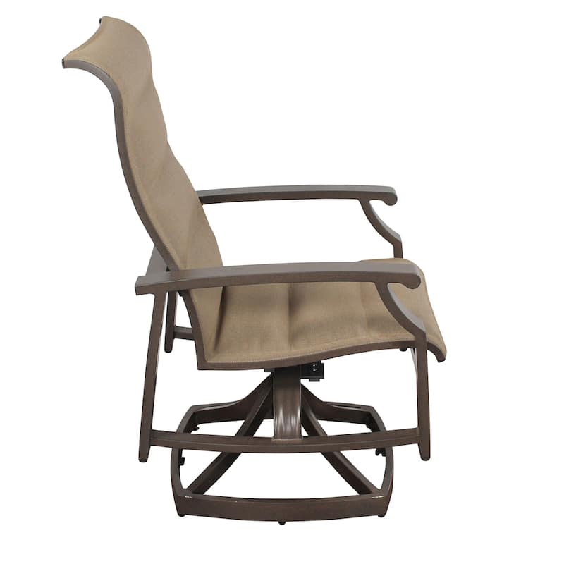 Courtyard Casual Madison 2 Padded-Sling Swivel Dining Chairs