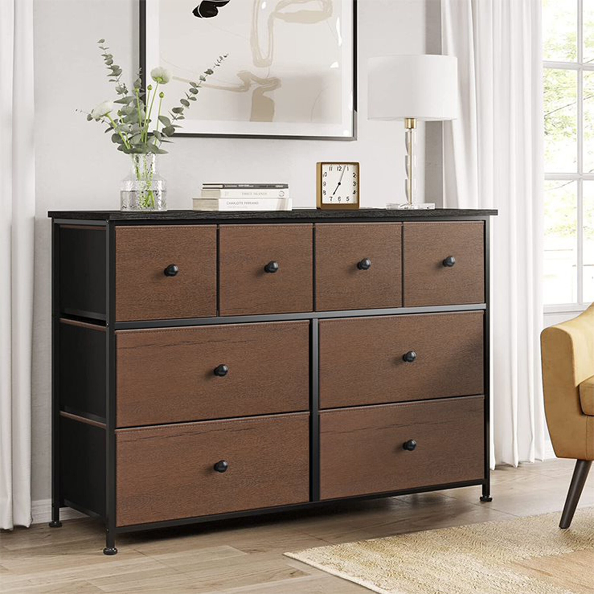 8 drawer dresser deals espresso