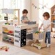 preview thumbnail 24 of 30, Costway Kids Grocery Store Playset Wooden Pretend Play Supermarket - See Details