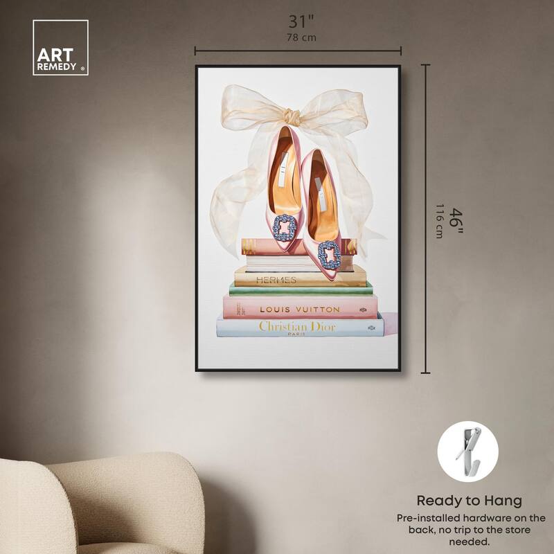 Designer Library Canvas by Art Remedy