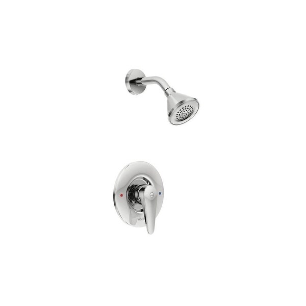 Moen T9375EP15 M-Dura 1.5 GPM Trim Package with Single Function Shower Head and Posi-Temp Pressure-Balancing Valve Technology