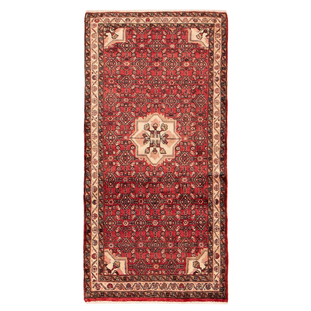 Andelz Red Rug 3'2" x 6'7" - 3'2 x 6'7