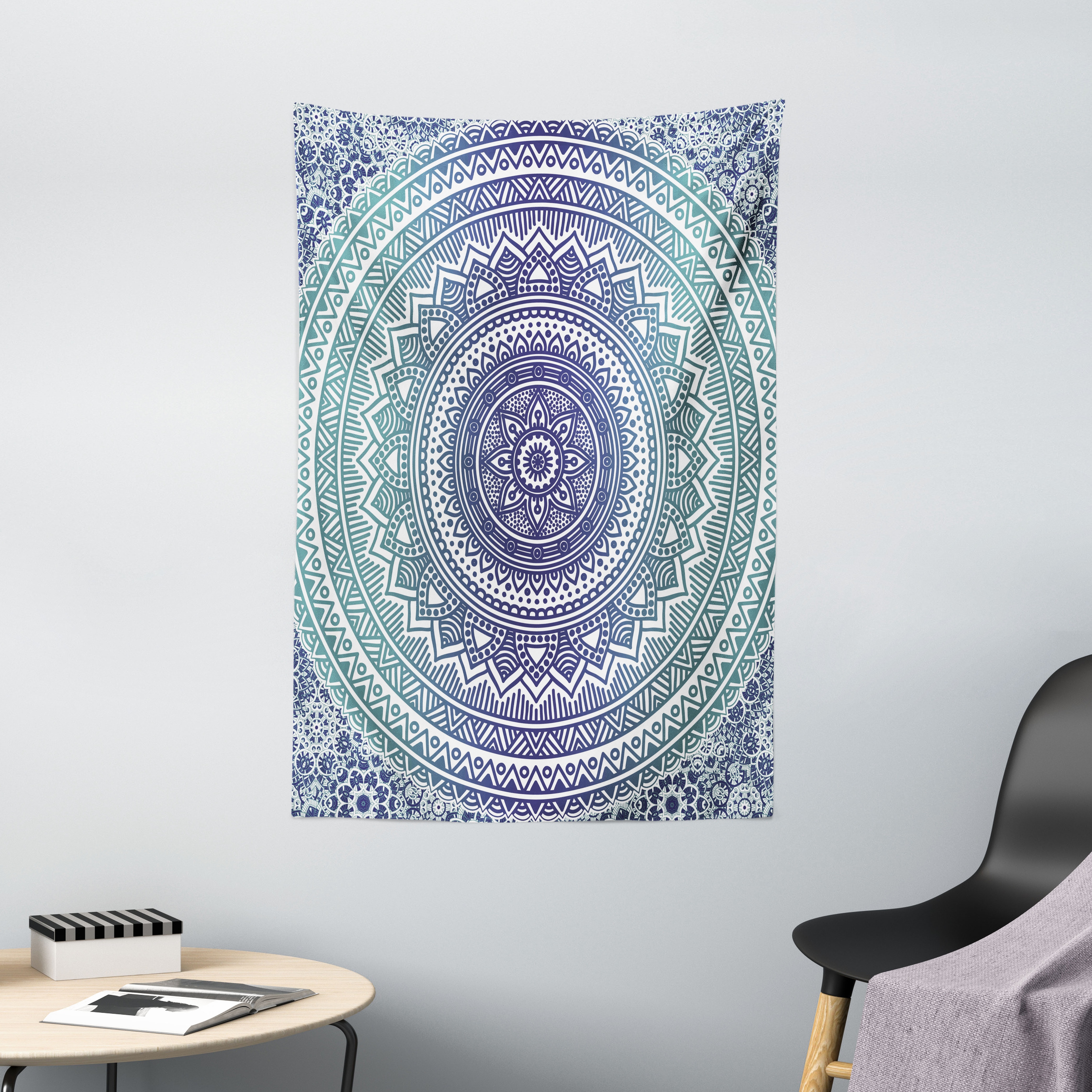 Ambesonne Navy and Teal Tapestry Wall Hanging for Bedroom Living Room Dorm Decor 40 X 60 40 X 60 Bed Bath Beyond 39286056