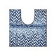 preview thumbnail 55 of 123, Better Trends 100% Micro Polyester Knitted Bathroom Rugs - Casablanca Collection with Chevron Pattern, Machine Washable Bath Mat