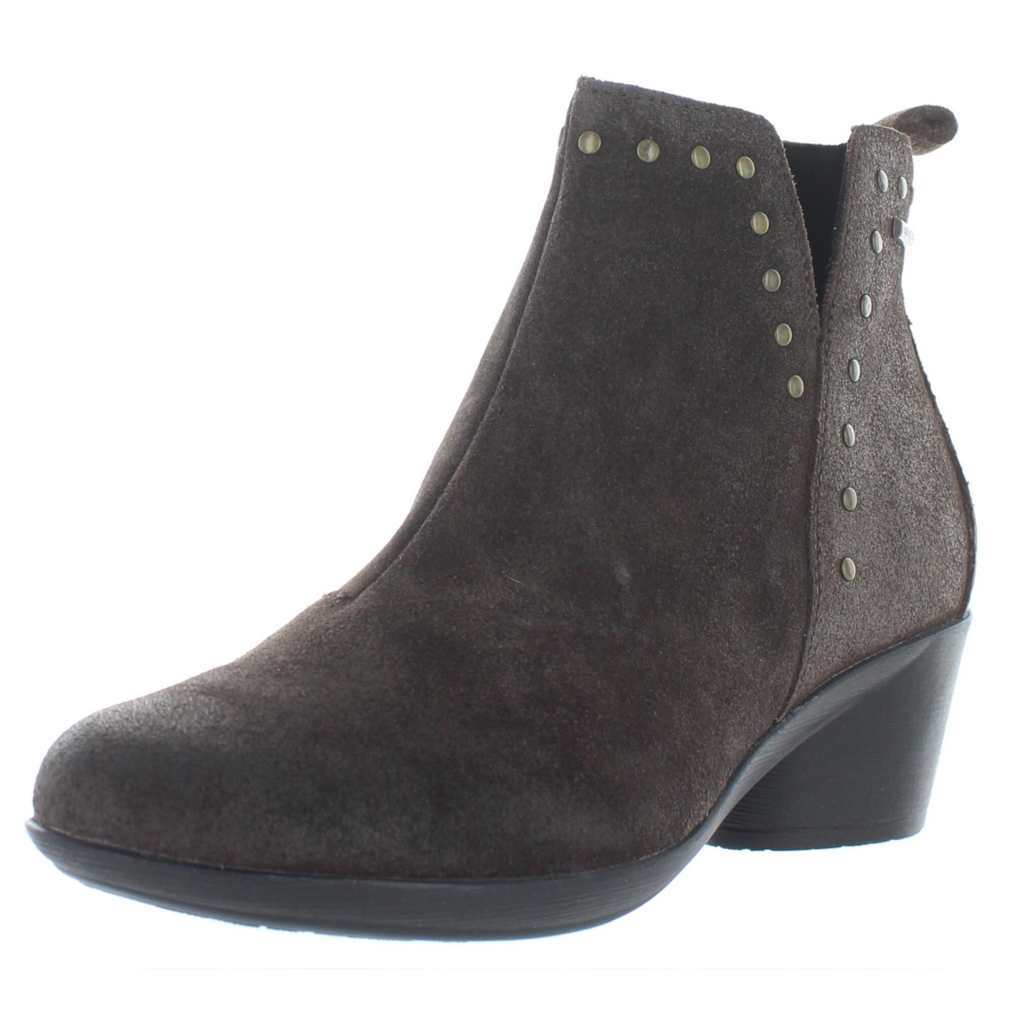 suede studded boots