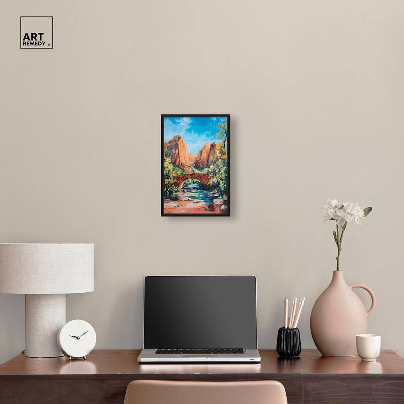 Bridge in Time Canvas by Art Remedy