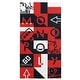 preview thumbnail 6 of 40, Hasbro Microfiber Beach Towel 30 x 60 inches - Monopoly Color Block